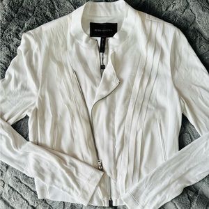 BCBGMAXAZRIA Lightweight Cardigan Sweater in White